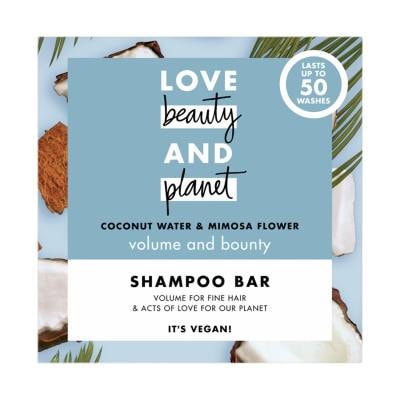 Love Beauty & Planet Volume and Bounty Blooming Colour Shampoo Bar, 50 Washes