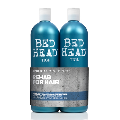Bed Head by Tigi Urban Antidotes Recovery Shampoo and Conditioner for Dry Hair 2x750ml