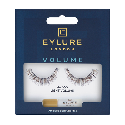Eylure Naturalite Strip Eyelashes Faux Cils No. 100 (Volume Intense)