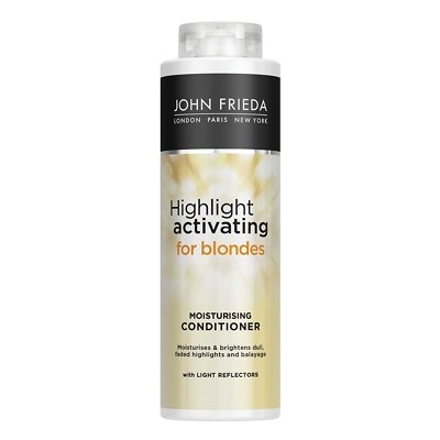 John Frieda Sheer Blonde Highlight Activating Moisturising Conditioner for Lighter Blondes 500ml