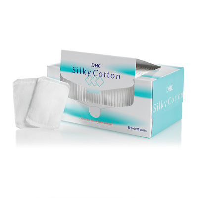 DHC Silky Cotton Cosmetic Pads x 80