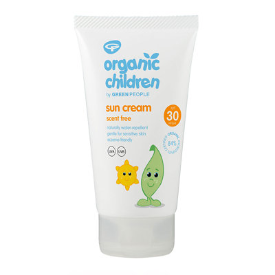 Green People Organic Children Sun Lotion SPF30 Scent Free 150ml 