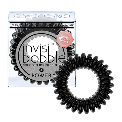 invisibobble POWER Hair Tie True Black 3 Pack