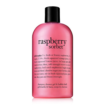 philosophy raspberry sorbet shower gel 480ml