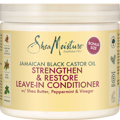 Shea Moisture Jamaican Black Castor Oil Strengthen, Grow & Restore Leave-in Conditioner 431ml 