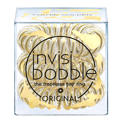 invisibobble ORIGINAL Hair Tie You're Golden 3 Pack