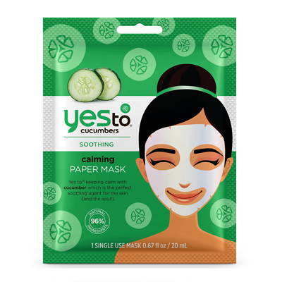 Yes To Cucumbers Masque en Tissu Calmant