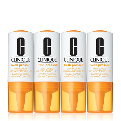 Clinique Fresh Pressed Daily Booster with Pure Vitamin C 4 x 10ml