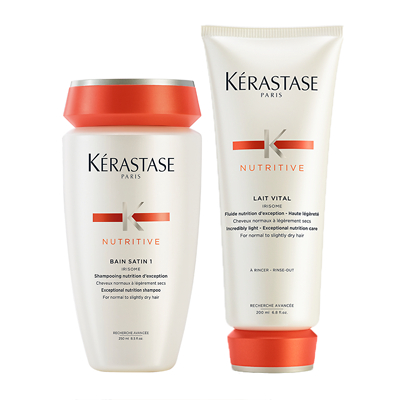 Kérastase Nutritive Satin 1 Shampoo & Lait Vital Conditioner Duo