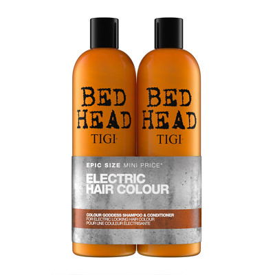 Bed Head by Tigi Colour Goddess Shampoo and Conditioner for Coloured Hair 2x750ml