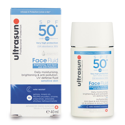 Ultrasun Face Brightening Anti-Spot & Anti-Pollution Fluid SPF 50+ 40ml