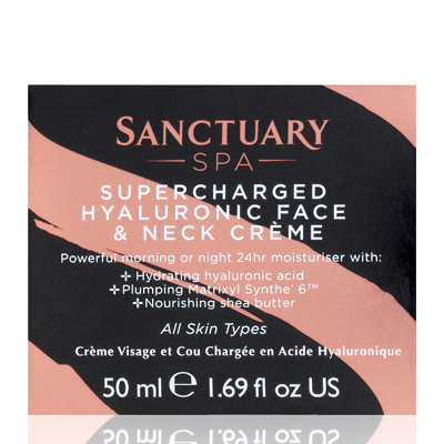 Sanctuary Spa Crème Visage & Cou Chargée en Acide Hyaluronique 50ml