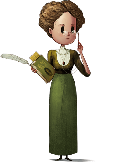 Illustration of Emmeline Pankhurst