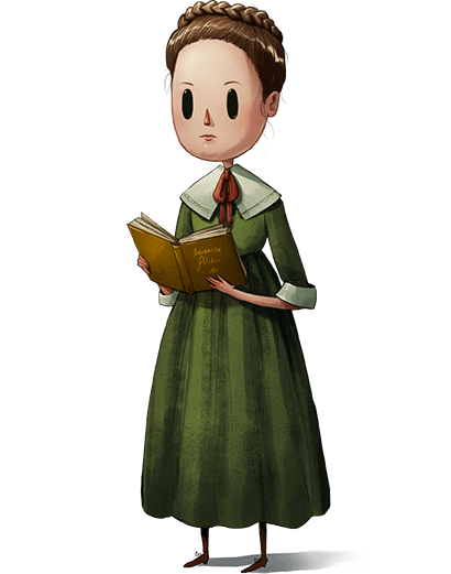 Illustration of Millicent Fawcett