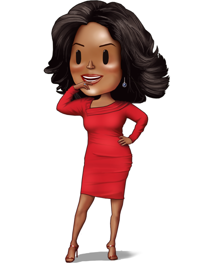 Illustration of Oprah Winfrey