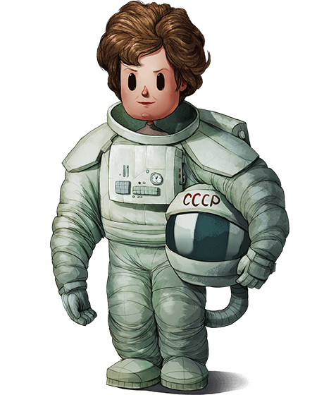 Illustration of Valentina Tereshkova